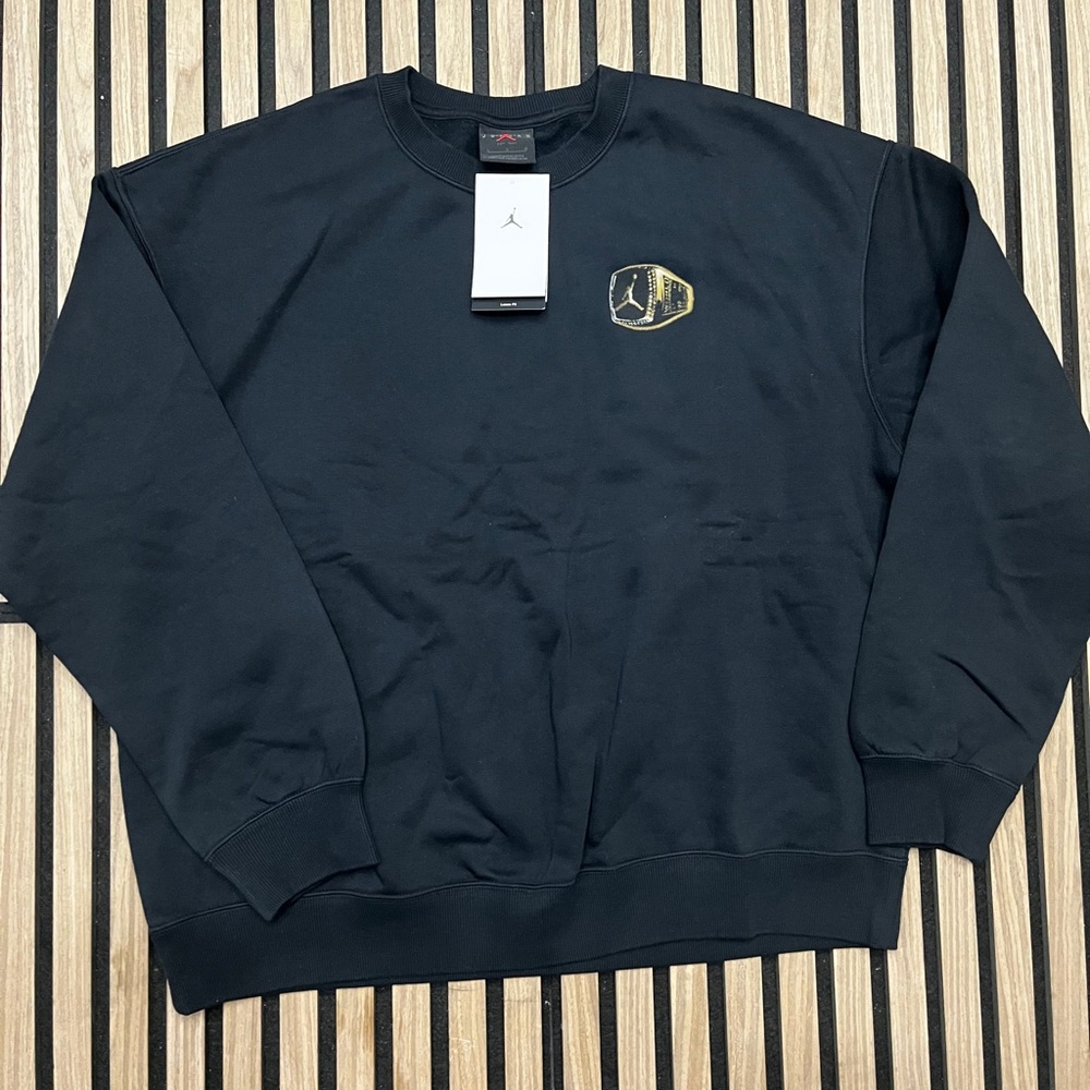 Jordan   Brooklyn   Fleece   Crewneck Sweatshirt HJ0205-010 Women’s Size L